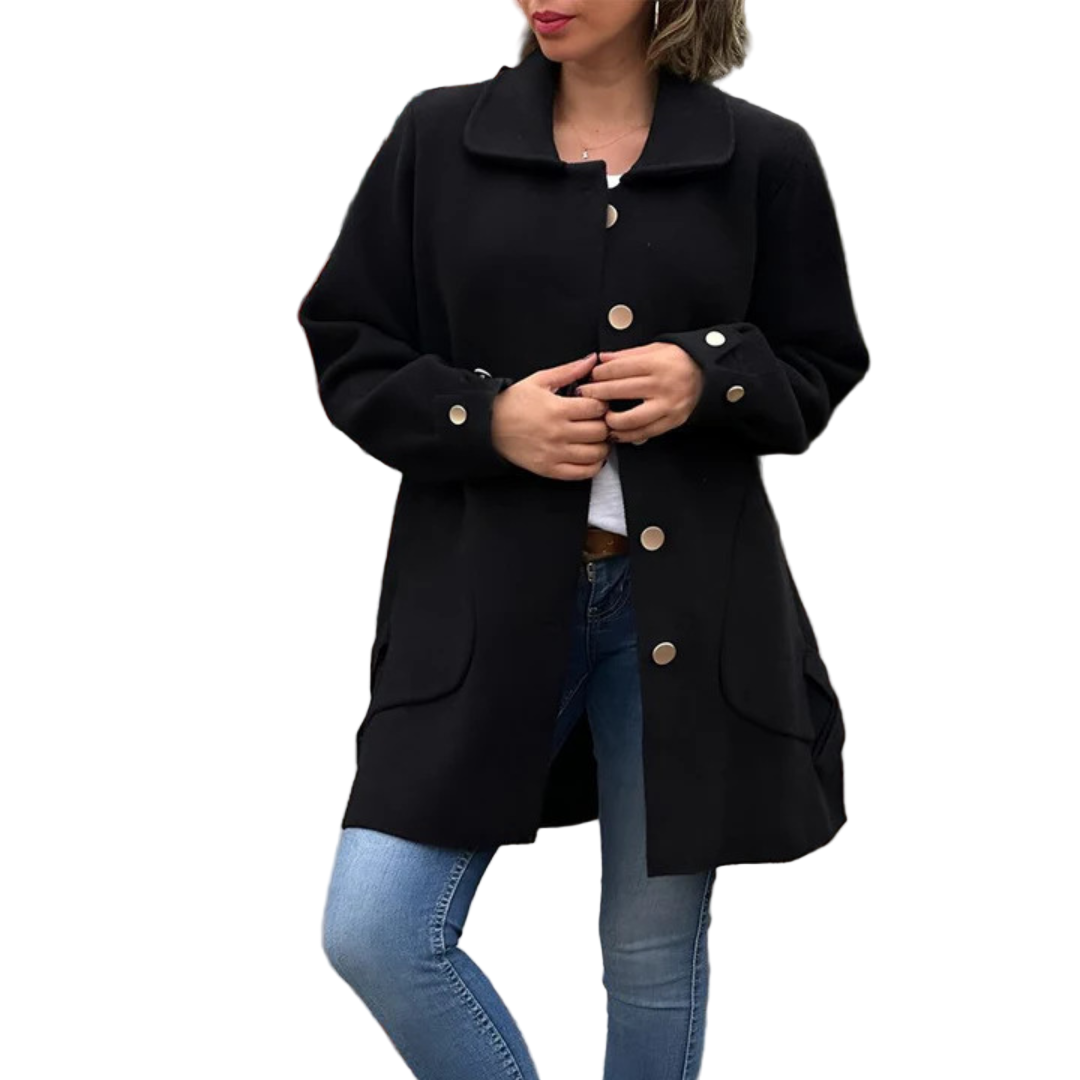 MOANA — Manteau oversize classique à boutons