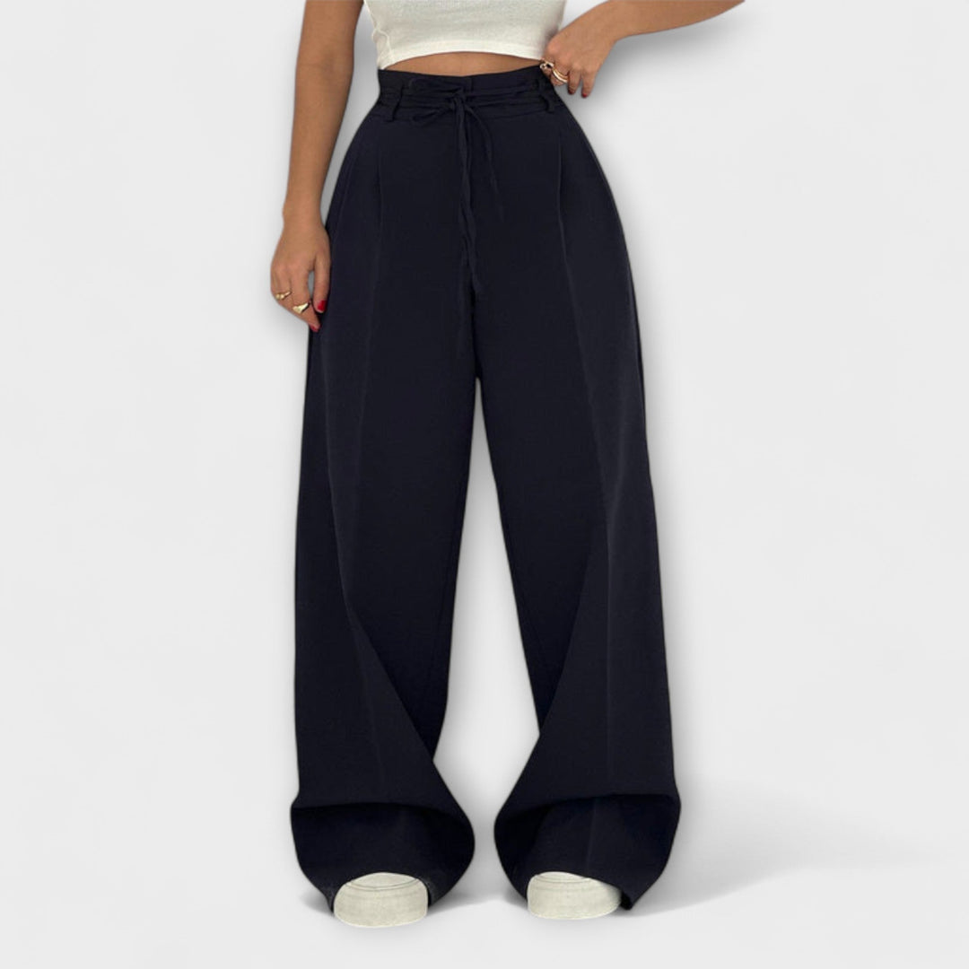 Jill – Pantalon Casual à Lacets