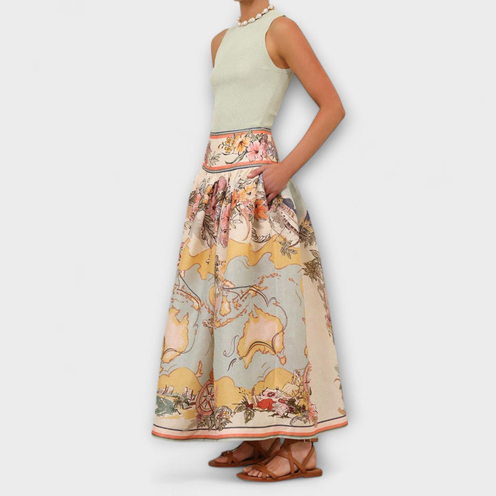 Jessica – Jupe Midi Élégante