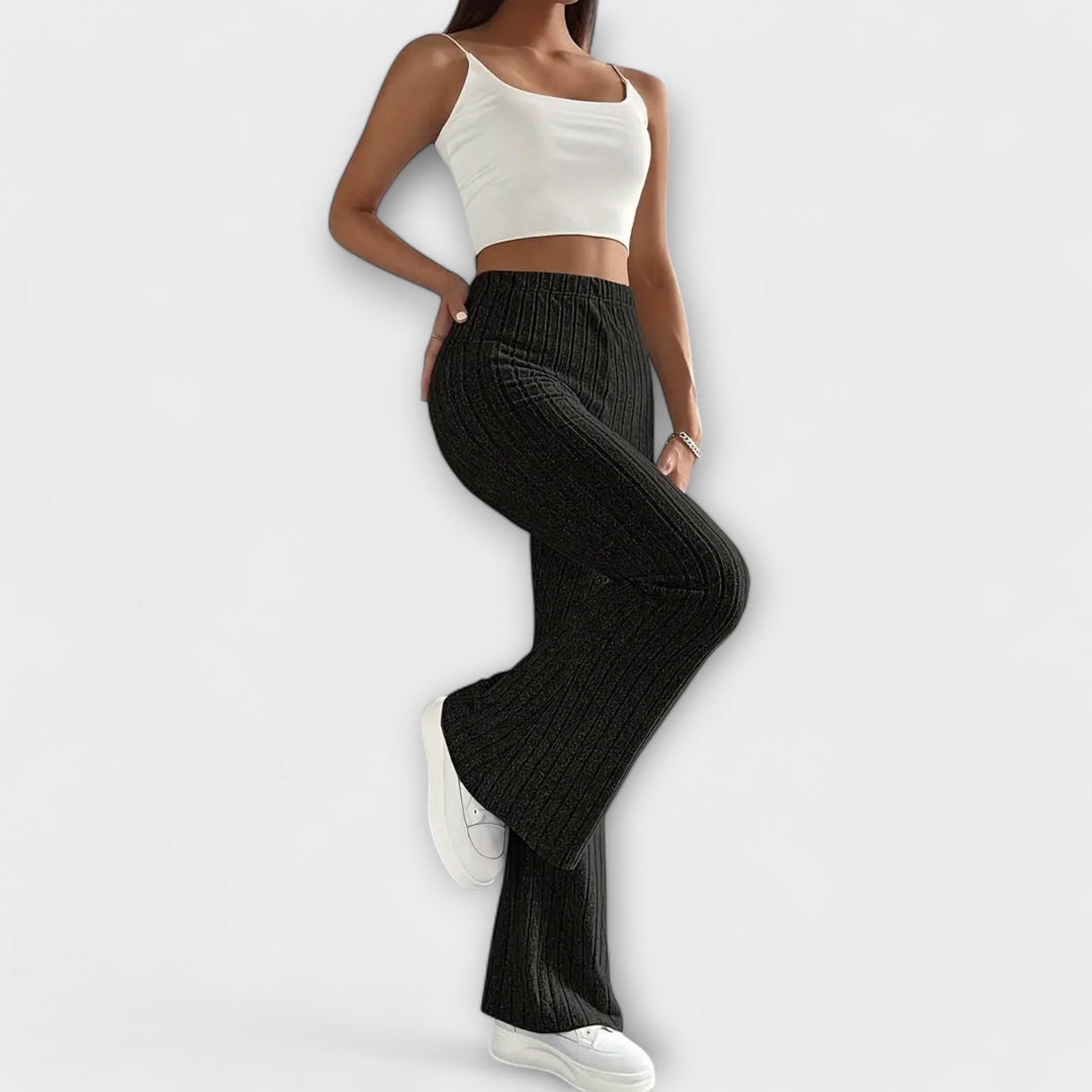 Jennifer – Pantalon Évasé Élégant