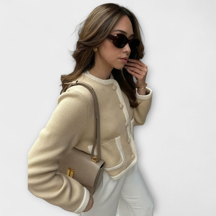 Cardigan Classique Poches Décoratives