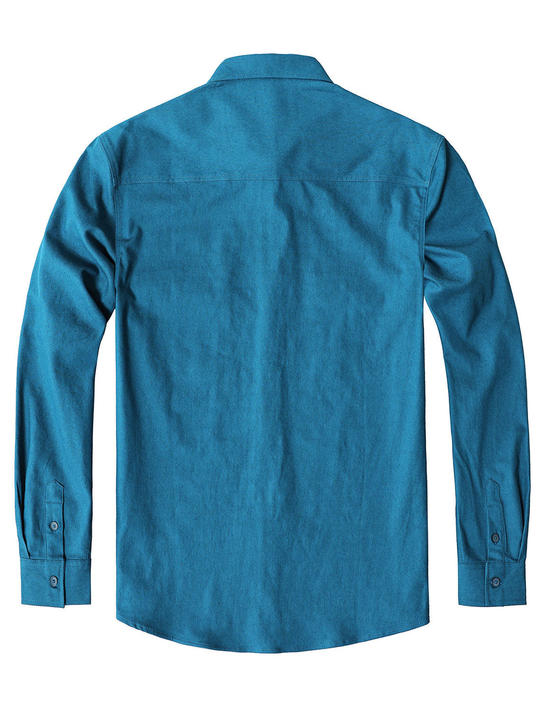 Chemise boutonnée à manches longues en jean pour homme