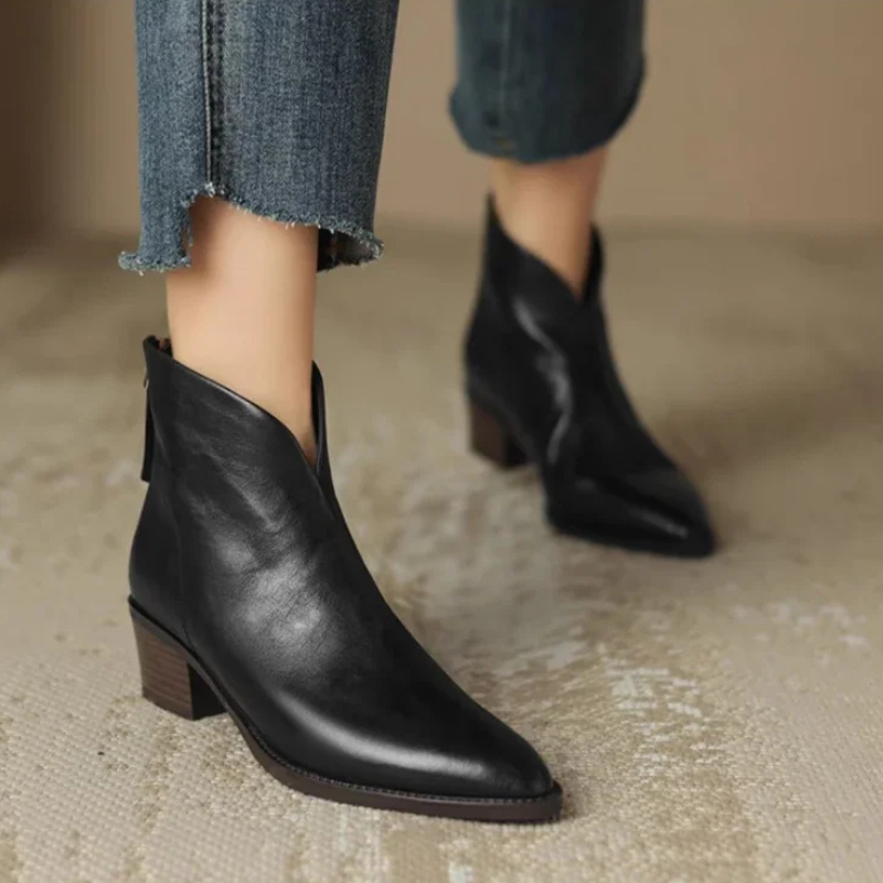 Bottines en Cuir Essentielles