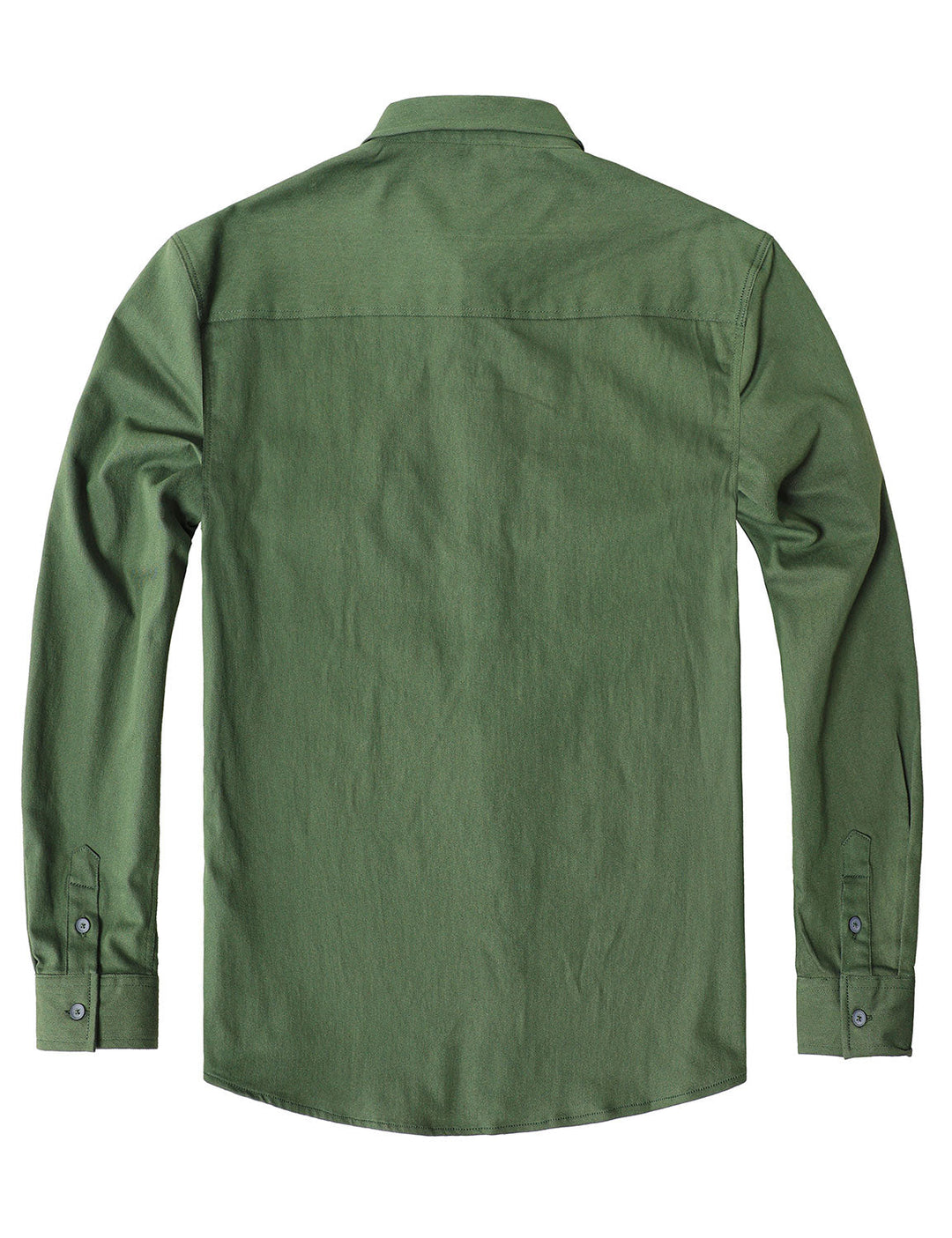 Chemise boutonnée à manches longues en jean pour homme