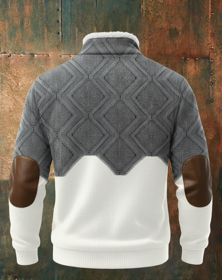 NOA | PULL ZIPPÉ À COL MONTANT FOURRÉ