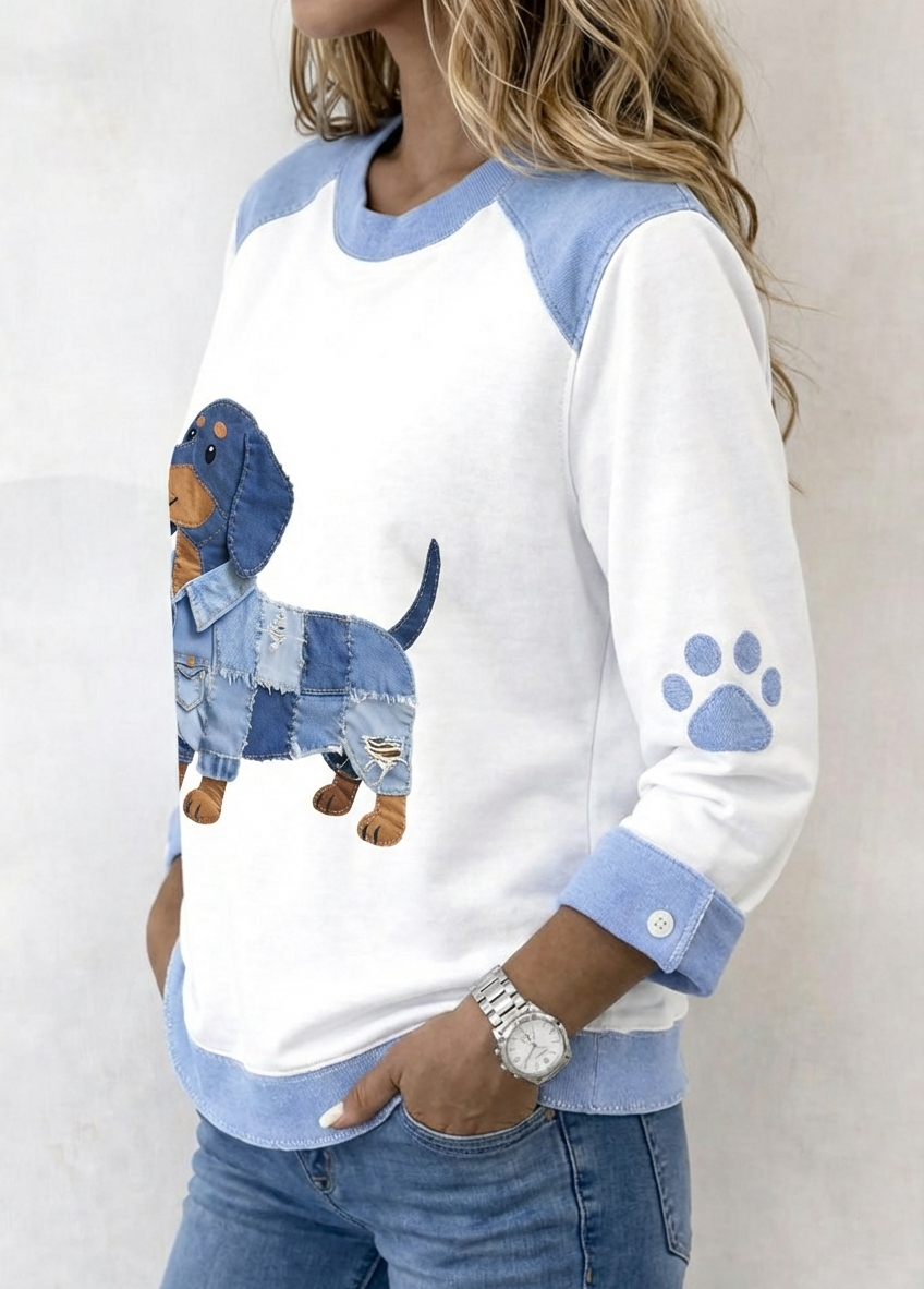 Calyné | Blouse Chiot Doux Patchwork