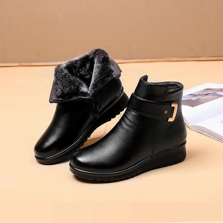 Bottes en Cuir Confortables et Soutenant