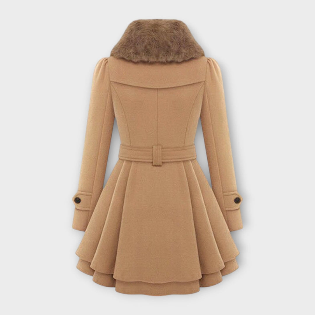 Emma – Manteau Élégant Fourrure