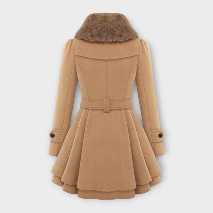 Emma – Manteau Élégant Fourrure