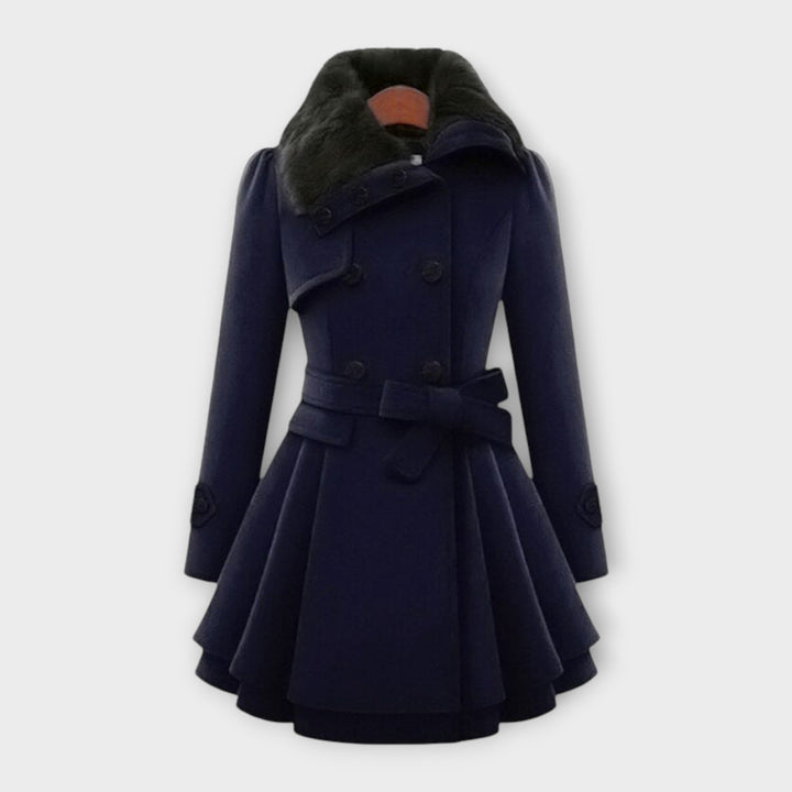 Emma – Manteau Élégant Fourrure