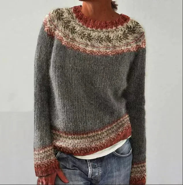 MIRIAM - SWEATER ISLANDAIS RÉTRO