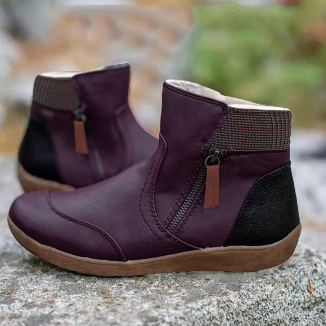 Bottes de Support en Cuir Toutes Saisons