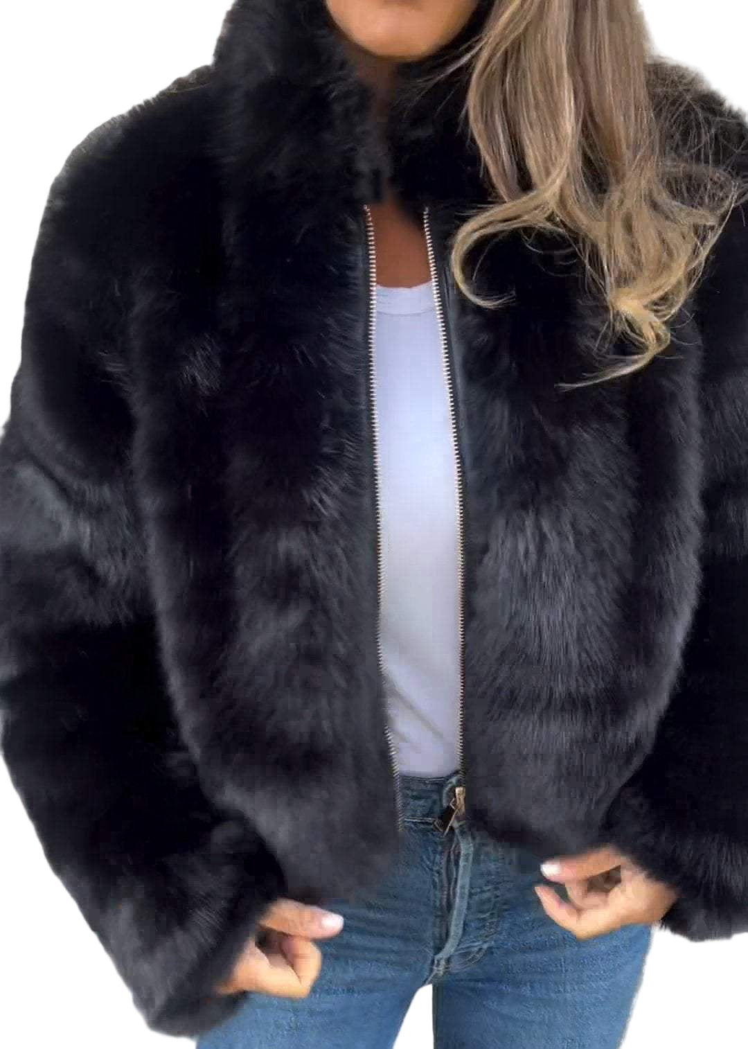 Emma™ - Veste de fourrure de luxe