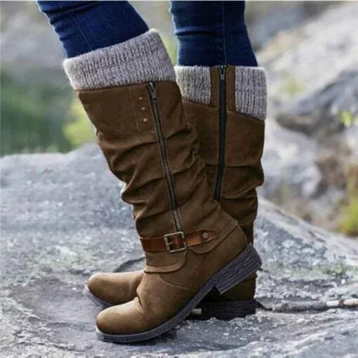 Bottes en Cuir de Marche Quotidiennes