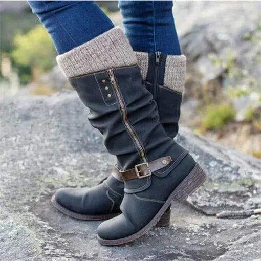 Bottes en Cuir de Marche Quotidiennes